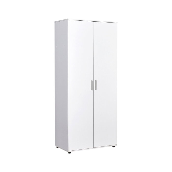 Hanah Home Armario Blanco con Estantes Hanah Home Armario Blanco con Estantes